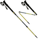 Aluminum Flip-Out Series Trekking Poles - Blue / Yellow