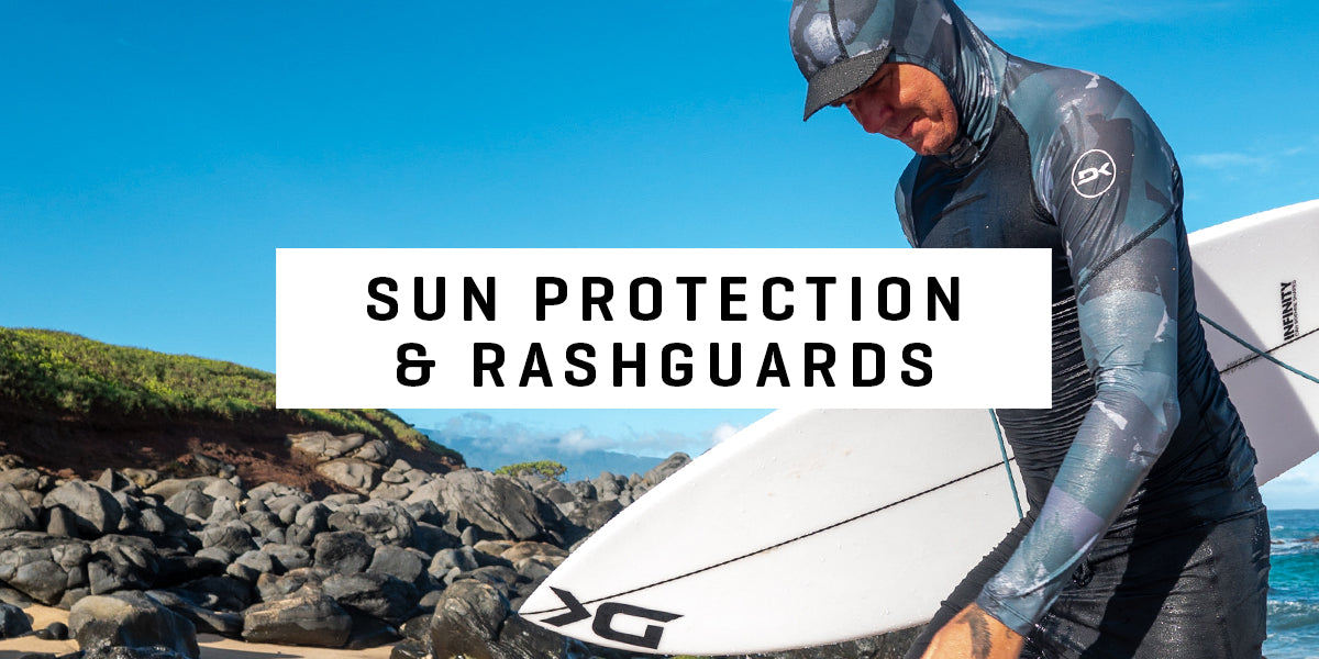 Surfing men's Blue Wave Rash Guard